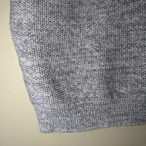 BRITISH KHAKI GREY HALF ZIP-UP MEN'S SWEATSHIRT - Picture 6 of 8